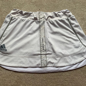 White Medium Adidas Golf Skirt